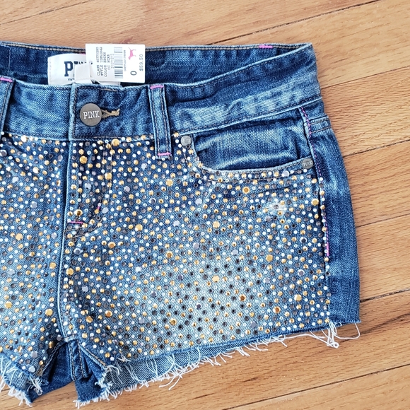 VS PINK • Embellished Shortie Shorts - Picture 3 of 6